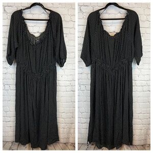 CITY CHIC Polka Dot Viscose Midi Maxi Dress Size 20 Plus